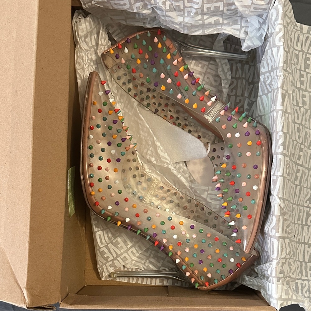 Steve Madden Multicolor Studded Heels